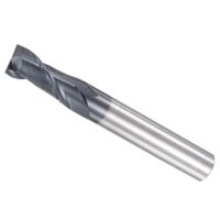 CoCud VHM Fräser mit quadratischem Schaft, 10 mm x 25 mm Schneiden, AlTiN-beschichteter P05-Karbid-Fräser für CNC-Maschinen und Router - geeignet für Edelstahl und gehärteten Stahl