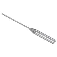 Vierkantstirnfräser für CNC-Fräsmaschinen, Routermaschinen und Graviermaschinen. Hochwertiges Werkzeug aus Ultrafeinkorn-Hartmetall mit 1mm x 25mm Schneiddurchmesser und verlängertem Hals.