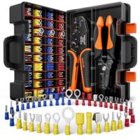 Professionelles Crimpwerkzeug mit 36 Arten Isolierte Kabelschuhe, Crimpzange Set für elektische Reparaturen, Krimpzange Presszange Elektrowerkzeug Crimp Zange