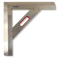 Trapez Winkel mit Daumenrille und Handgriff für Wand- und Bodenbearbeitung, perfekter Halt durch integrierte Rille, ideal für Profis und Heimwerker