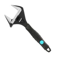 DURATECH 10-Inch Wide Opening Adjustable Wrench mit Black Oxide Finish und ergonomischem Griff für Handwerker und DIY-Er