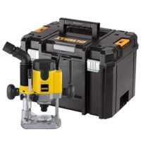 DeWalt Dewa Oberfräse, hochwertiges Werkzeug für Heimwerker und Profis, vollwellenelektronische Oberfräse mit Drehzahlkonstanthaltung und Fräskorbführung im Alu-Druckguss-Gehäuse