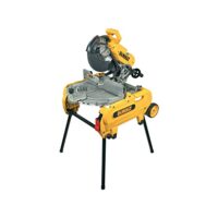 Vielseitige Säge mit integrierten Transportrollen und einklappbaren Standbeinen, 2.000 Watt Universalmotor für Tisch-, Kapp- und Gehrungsbearbeitung