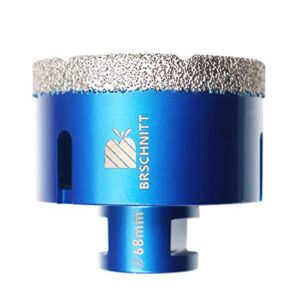 Diamant Fliesenbohrer 68mm, M14 Diamantbohrer für Lochsäge von Porzellan, Keramik, Marmor und Granit