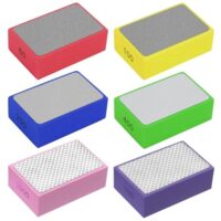 6-teiliges Diamant Handschleifpad Set, hochwertige Korund-Schleifpads für verschiedene Materialien, perfekt für Handwerksprojekte