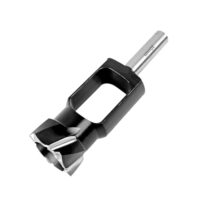 Konischer Dichtungsstopfenschneider für Möbelherstellung, Dübeldübelschneider Zapfenbohrer Bi, Holzdübellochschneider, konische Dübel- und Zapfendübelbohrer mit 13 mm Schaft für Möbelherstellung