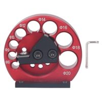Dübelherstellen-Set mit 8 Löchern und Hartmetalleinsätzen für elektrische Bohrmaschinen - Verstellbarer Dübelschneider für Präzisionsbearbeitung von Holz und anderen Materialien