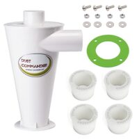 DUST COMMANDER - Zyklon Staubabsaugung/Filter/Abscheider, hochwertiges Produkt zur Reinigung von Staub und Partikeln in Zuhause oder Büro