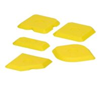 Fugenabzieher Set für Silikon, Silikonfugen und Acryl - Fugenspachtel Glättspachtel Silikonspachtel Silikonglätter Silikonabzieher Silikon Abzieher Fugenkratzer
