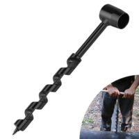 Holzbohrer Manuell Bushcraft, φ19x230mm, Bushcraft Bohrer Multifunktional, Holzbohrer Scotch Eye, Handbohrer Holz für Holzbearbeitung, Outdoor Survival, Camping, Bushcraft Arbeiten