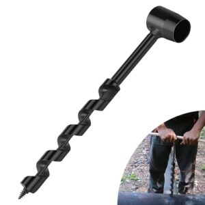 Holzbohrer Manuell Bushcraft, φ19x230mm, Bushcraft Bohrer Multifunktional, Holzbohrer Scotch Eye, Handbohrer Holz für Holzbearbeitung, Outdoor Survival, Camping, Bushcraft Arbeiten