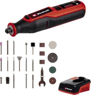 Einhell Akku-Schleif-/Gravur-Werkzeug TE-MT 7,2 Li - Ein universelles Werkzeug für Heimwerker mit ergonomischem Softgrip und Drehzahlelektronik