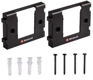 Einhell Akku-Wandhalterung Power X-Change, passende Aufbewahrung für alle Power X-Change Akkus, endlos erweiterbar, einfache Montage, Einrastfunktion, inkl. Schrauben und Dübel
