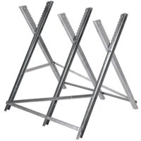 Original Einhell Kettensägebock, passendes Zubehör für die Arbeit mit Kettensägen, aus widerstandsfähigem Metall, max. 150 kg Tragkraft, für Baumstämme bis Ø 300 mm