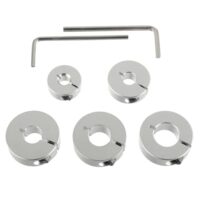 Tiefenbegrenzer Set aus Aluminiumlegierung, 5 Stück, für präzise Bohrtiefe in Holzbearbeitung