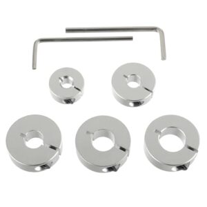 Tiefenbegrenzer Set aus Aluminiumlegierung, 5 Stück, für präzise Bohrtiefe in Holzbearbeitung