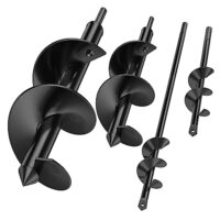 4-teiliges Erdbohrer-Set für verschiedene Größen, ideal für Gartenbesitzer und Landschaftsgärtner