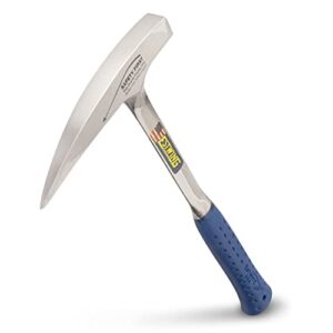 Geologischer Hammer mit spitzer Spitze und stoßreduzierendem Griff, 625 ml, Blau