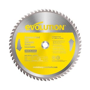 Hochwertiges roestvrijstales 90T TCT cirkelzaagblad für Metallbearbeitung, Evolution Power Tools S355TCT-90CS