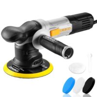 Exzenter Poliermaschine für Auto mit 800 Watt Leistung, variable Geschwindigkeit und Orbitfunktion für optimalen Lackglanz