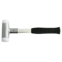 FACOM Rueckschlagfreier Hammer mit auswechselbaren Aufsätzengerilltem PVC-Griff, 690G, 1 Stück, sicherer und leistungsstarker Werkzeug für verschiedene Anforderungen, robuster Stahlkern und Glasfasertangente