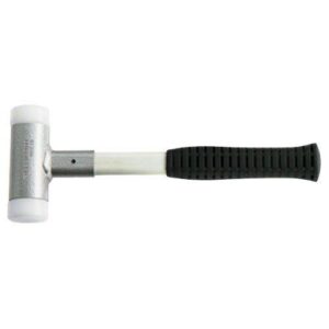 FACOM Rueckschlagfreier Hammer mit auswechselbaren Aufsätzengerilltem PVC-Griff, 690G, 1 Stück, sicherer und leistungsstarker Werkzeug für verschiedene Anforderungen, robuster Stahlkern und Glasfasertangente