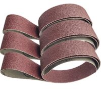 Aluminiumoxid-Schleifband, 50 x 2000 mm, Schleifband-Set, für Bandschleifer (10 Stück)