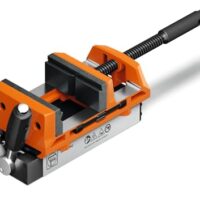 Fein Magnetschraubstock mit Backenbreite von 100 mm, VersaMAG Schraubstock Set für Werkstatt, Permanentmagnet mit Spannvorrichtung und Werkbankzwinge