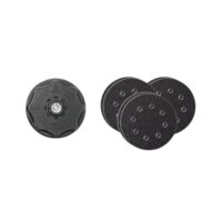 Hochwertiges Fein Schleifset mit runder Form und Starlock Plus Aufnahme, ideal für mittlere Flächen und Projekte