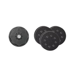 Hochwertiges Fein Schleifset mit runder Form und Starlock Plus Aufnahme, ideal für mittlere Flächen und Projekte