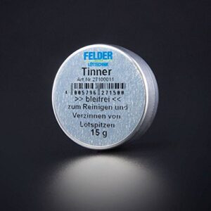 Tinner von Felder Löttechnik, hochwertiger Tinner mit bleifreier Komposition und robustem Design