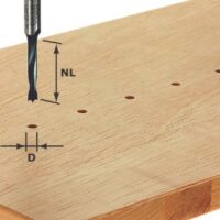 Festool Dübelbohrer HW S8 D5/30 Z, hochwertiger Dübelbohrer für hohe Fräsdrehzahlen und präzise Bohrungsergebnis