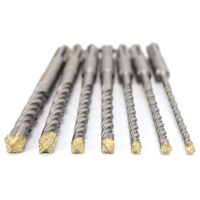 Hochwertiges Bohrer-Set mit Hartmetall-Bits, perfekt für Beton-, Granit- und Steinbohren, einschließlich Schlagbohrer und Vierschneidiger.
