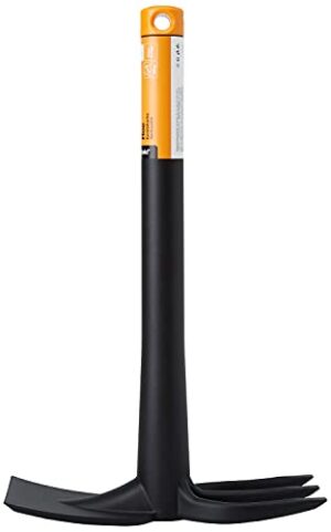 FISKARS Kombihacke, Breite: 200 mm, Länge: 320 mm, schwarz - Werkzeug für verschiedene Anwendungen mit hoher Qualität und lange Haltbarkeit