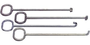 Format Kanaldeckelheber 800 mm U-Haken, Werkzeug für den Heimwerker, langlebige Lösung für die Arbeit mit Kanälen