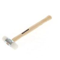 Nylonhammer mit Holzgriff, Lederhammer, Ø 27 mm, Werkzeug für Projekte und Reparaturen