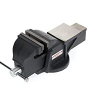 GEDORE red Parallel-Schraubstock mit Amboss, starr, nach vorn öffnend, zentrisch, Spannkraft 25 KN, Backenbreite 125 mm