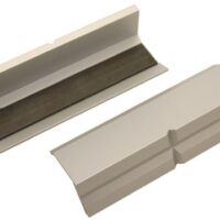 Ergonomische Schutzbacken für Maschinenschraubstock, Aluminium mit Magnet Spann-Backen, Schutzbacken für Maschinenschraubstock, sicherer und rutschfester Einsatz der Werkstücke