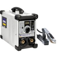 GYS ProGYS 200 CEL Schweißgerät mit überzogener Elektrode, einphasig, 230 V (MMA), TIG DC, Lift & MMA, digital, Arc Force, Antiticking, Hot Start, inklusive Elektrodenhalter und Massekabel