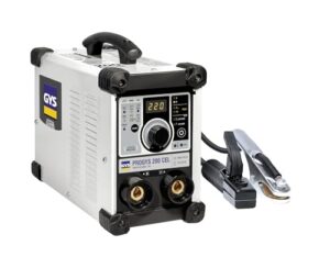 GYS ProGYS 200 CEL Schweißgerät mit überzogener Elektrode, einphasig, 230 V (MMA), TIG DC, Lift & MMA, digital, Arc Force, Antiticking, Hot Start, inklusive Elektrodenhalter und Massekabel
