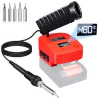 Akkulotkolben-Set mit USB und Typ-C-Anschluss, 180-480 Grad, für Heimwerker und Profi, Löterlebnis, Schweißprojekte, Reparaturarbeiten