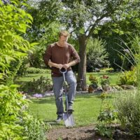 Ergonomic Spaten mit Trittsteig und D-Griff aus Qualitätsstahl für Gartenarbeiten