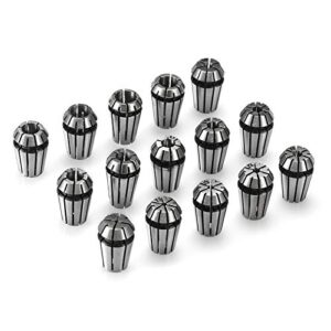 Genmitsu 15 Stück ER11 Frühling Collet Satz für CNC Fräsdrehmaschinen und Graviermaschinen, hochwertige Werkzeuge für präzise Arbeiten
