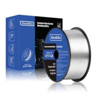 HARUKIKU Fülldraht 0,8mm 1kg E71T GS Schweißdraht für Fülldraht Schweißgerät ohne Gas Drahtrolle D100 1 Rolle
