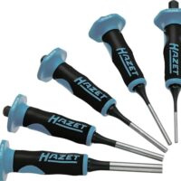 HAZET Splinttreiber-Satz 751HS/5, 5-teiliges Set mit 3, 4, 5, 6 und 8 mm, passend zum Ein- oder Austreiben von Splinten und anderen Verbindungselementen
