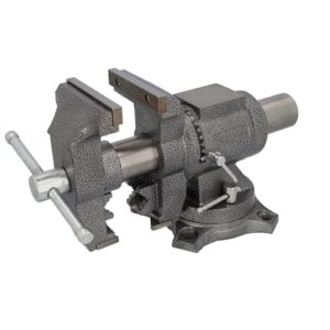 Robuster Schraubstock mit 125 mm Spannweite, multifunktionaler Tischschraubstock für Heimwerker und Profis
