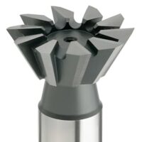 HSSE-Winkelfräser mit verschiedenen Größen und Winkeln für die Bearbeitung von Metall, Kunststoff und anderen Materialien.