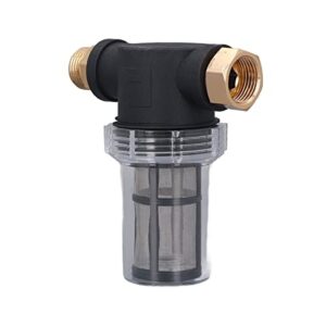 Hochdruckreiniger-Wasserfilter, Aluminium-Inline-Filter für Gartenschlauch und Zapfhahn, 3/4 Zoll Außengewinde, schützt Pumpe und Teile, unverzichtbar für den Heimgebrauch