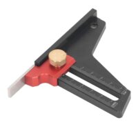 Höhenmesser für Holzbearbeitung, Höhenöffnung, Messschieber, Tragbares Höhenstadiometer aus Aluminiumlegierung für Sägetisch und Tiefenmesslineal