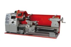 Holzmann ED 400FD - Metall Drehbank mit drei Backenfutter für professionelle Bearbeitung von Metallteilen, 230V